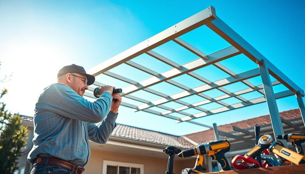 panduan pemasangan kanopi