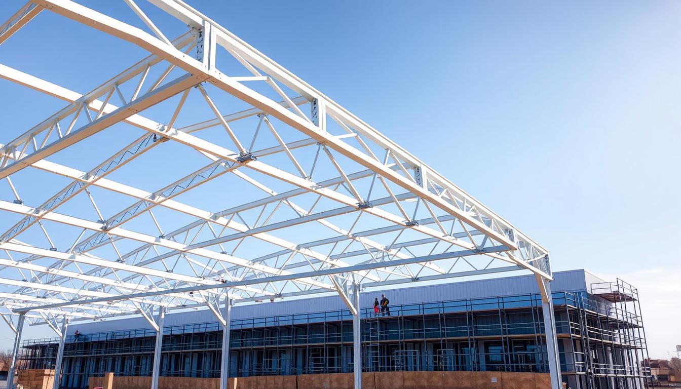 contoh kuda-kuda baja ringan