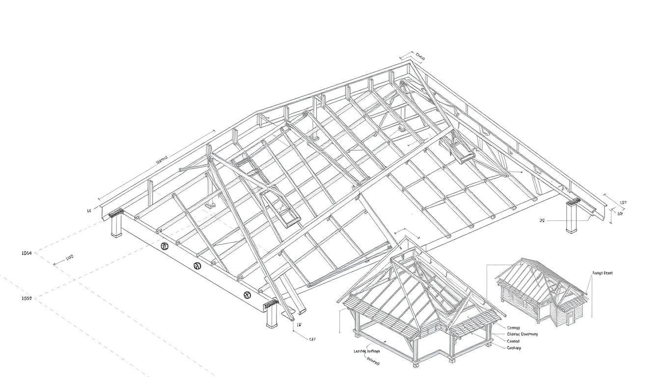 detail atap baja ringan dwg