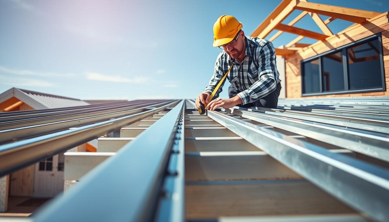 jarak atap baja ringan