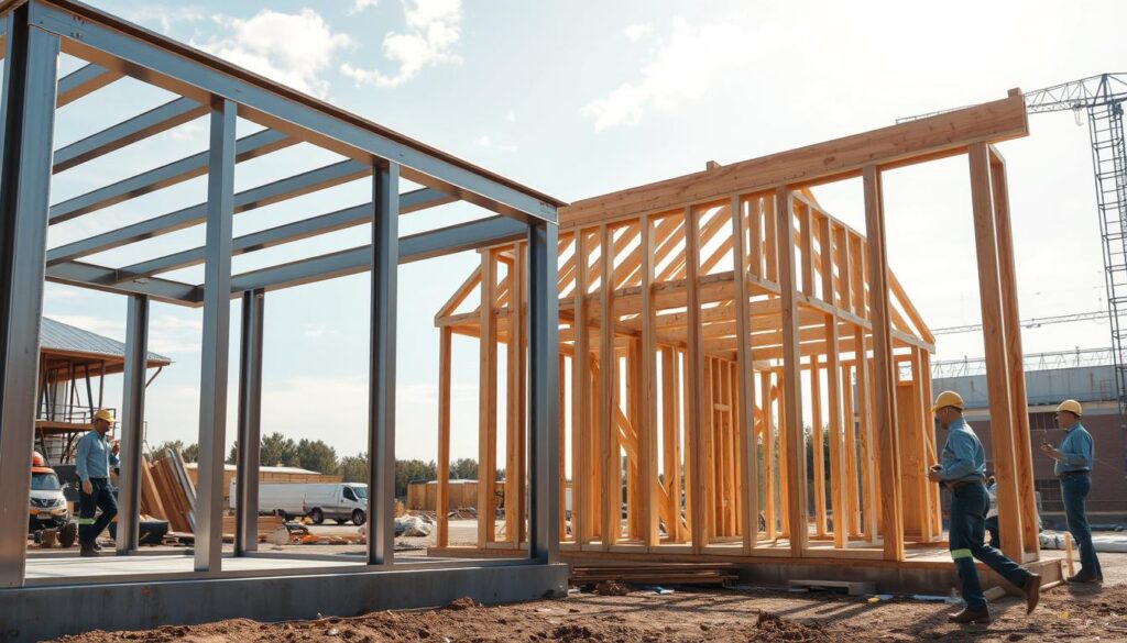 perbandingan rangka atap baja ringan dengan rangka konvensional