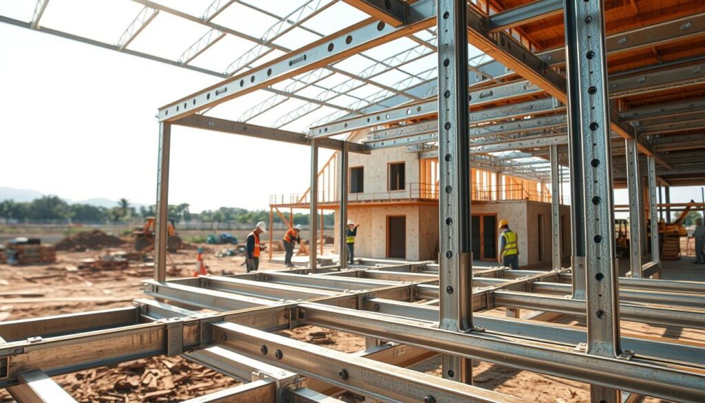 rangka atap baja taso 75x75